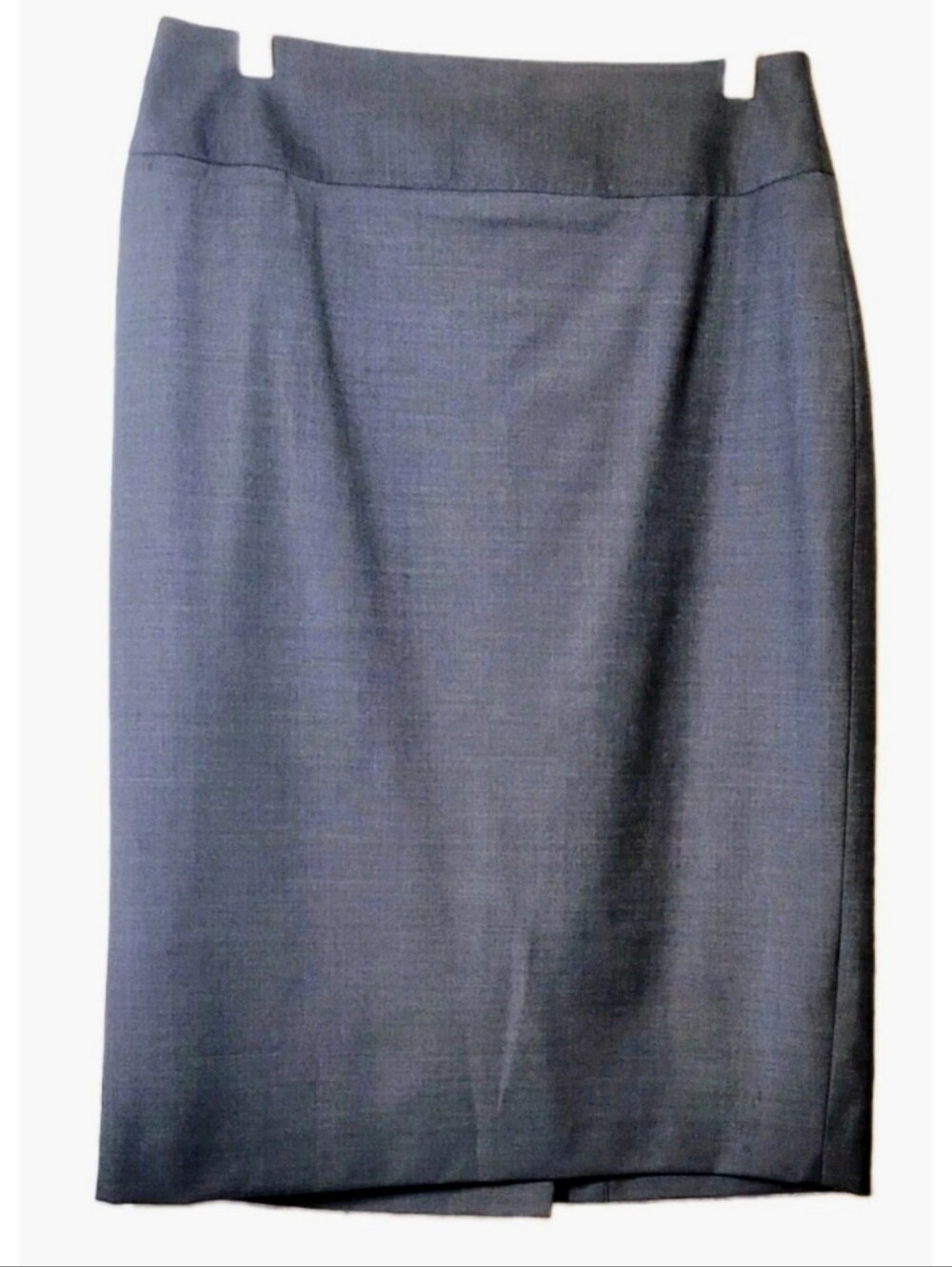 NWT Talbots Women’s Size 6 Gray Wool Blend Fully Lined A-Line Skirt Back Slit